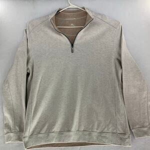 Tommy Bahama Long Sleeve Cream Light Brown Pullover Size XL